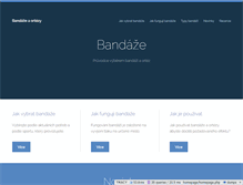 Tablet Screenshot of bandaze-ortezy.com